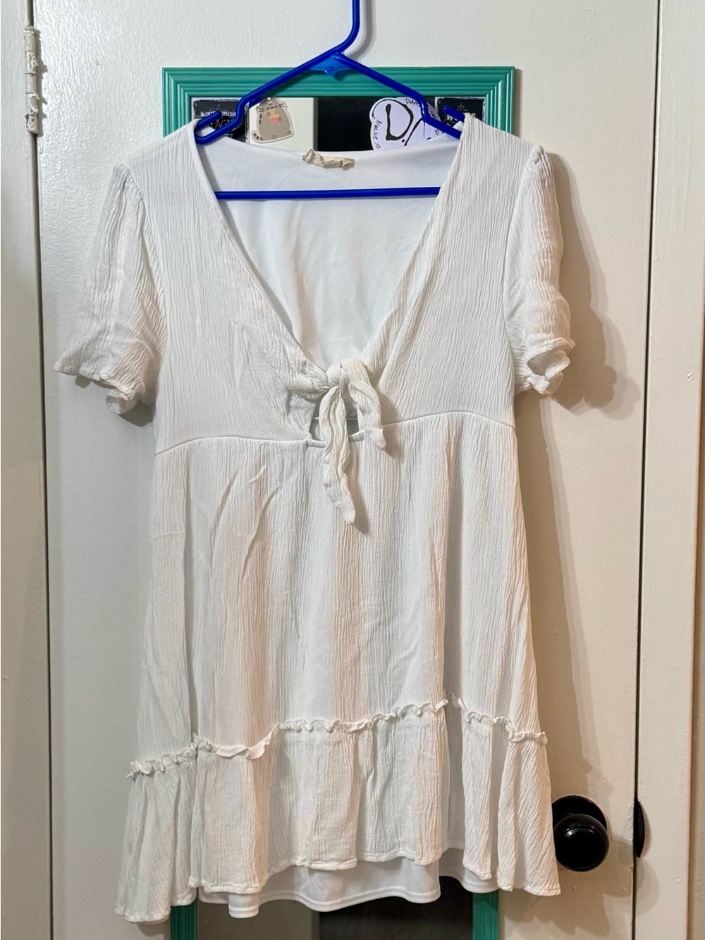 Altar’d State white mini dress